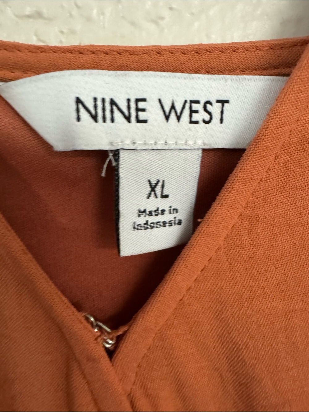 Nine West Orange wrap dress